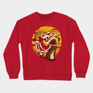 Otter Lion Dance Crewneck Sweatshirt